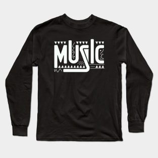 Middle age music logo Long Sleeve T-Shirt